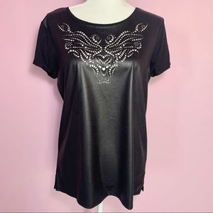 NWT Rock & Republic Shirt with Cut Outs